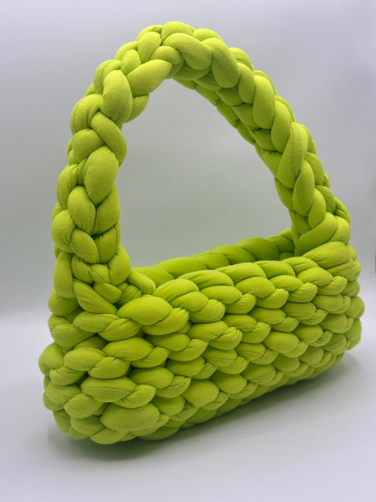 Green Knotted Shoulder Bag